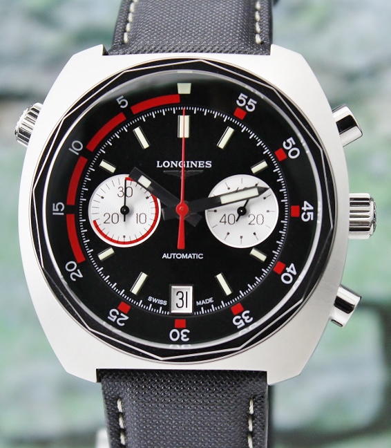 (image for) LIKE NEW LONGINES STAINLESS STEEL HERITAGE DIVER / L 27964520